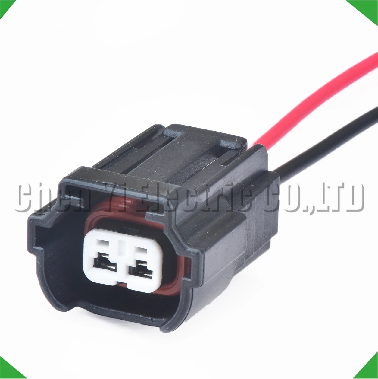 2 Pin Fuel Injector Connector 06A973722 8E0973722 6189-6872 for VW Audi with 15cm Wire