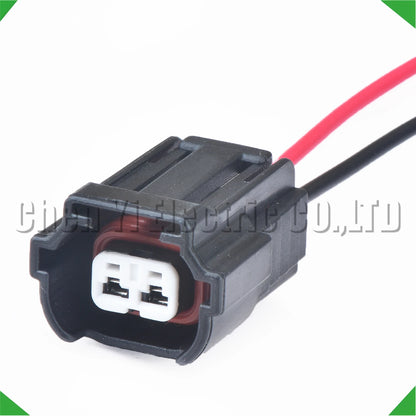 2 Pin Fuel Injector Connector 06A973722 8E0973722 6189-6872 for VW Audi with 15cm Wire
