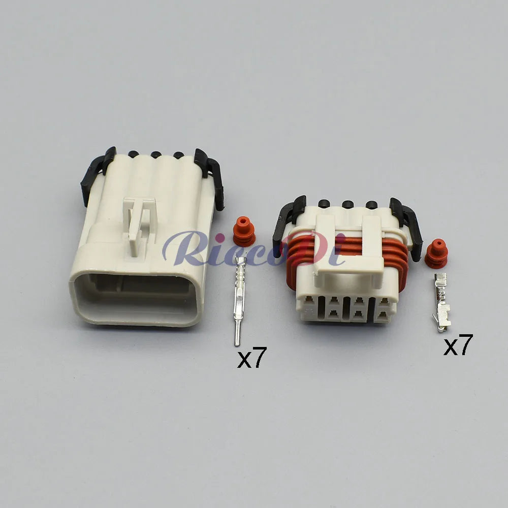 12047933 / 12047938 Automotive 7-Pin Grey Waterproof Connector — Wire Harness Socket Male Female Plug