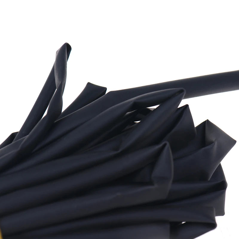 New 4 X 1 Meter Lenghts Heat Shrink Tubing 3mm 4mm 5mm 6mm