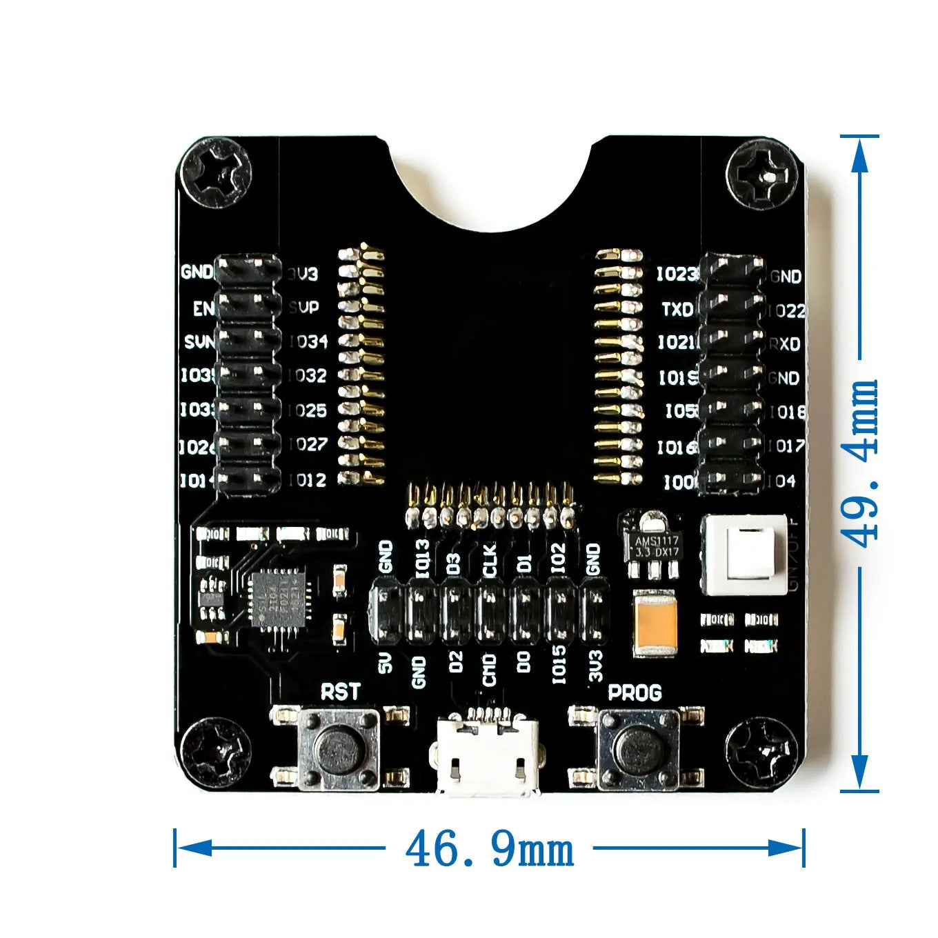 ESP8266/ESP32 Development Board Test Programmer and Downloader Socket for ESP Modules