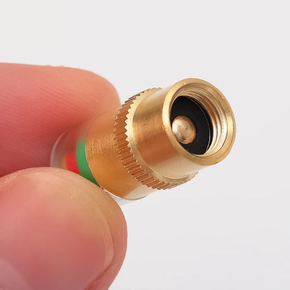 8/1pcs Car Tire Pressure Indicator Tire Pressure Gauge Indicator Alert Monitoring Valve Cap Sensor External Valve Detection