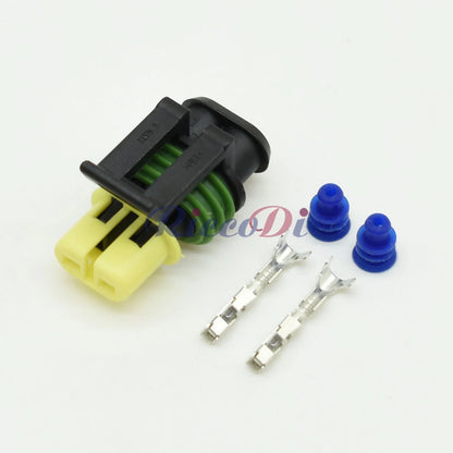 2 Pin 1.8mm Waterproof Connector DJ7021YA-1.8-11/21 Male Female Automotive Wiring Harness Socket