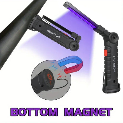 395NM Mini UV LED Flashlight Rechargeable Blacklight Lamp