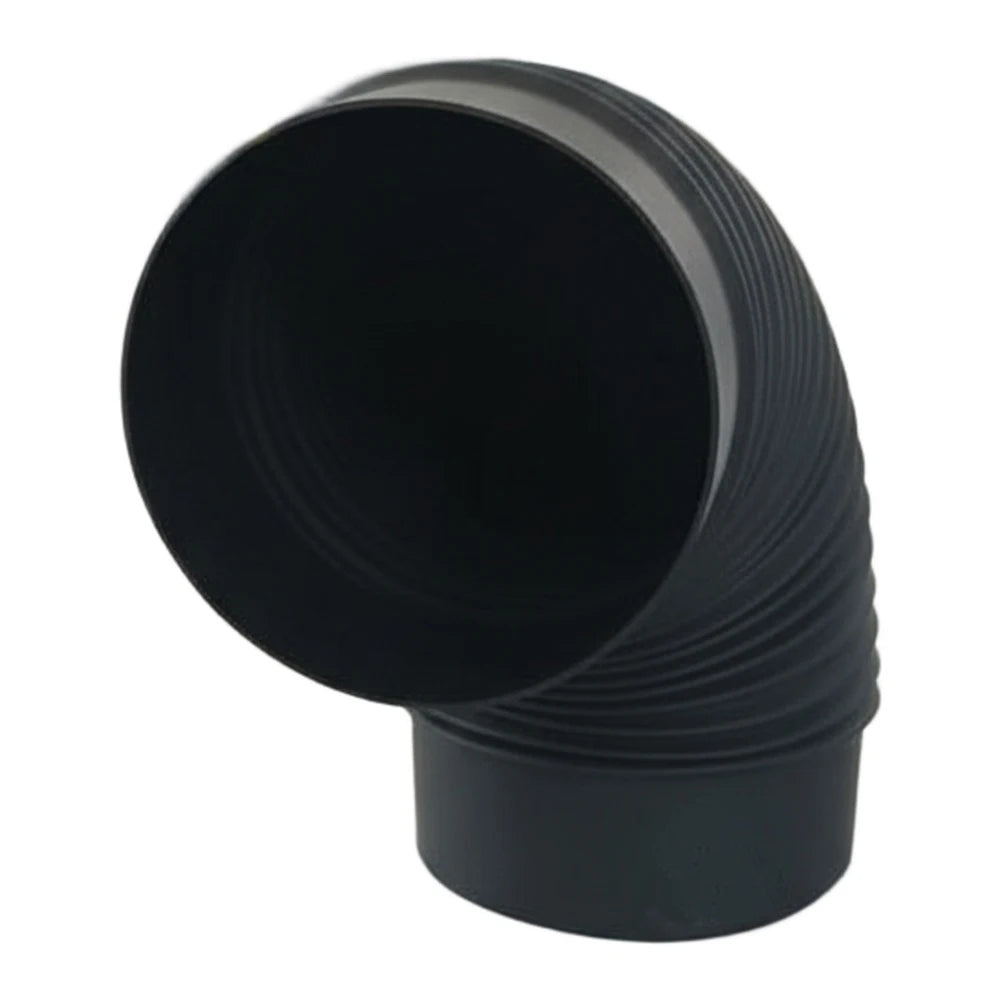 Stainless Steel Elbow Pipe 90 Degree Angle for Fireplace and Stove to Optimize Smoke Flow and Ventilation Setup