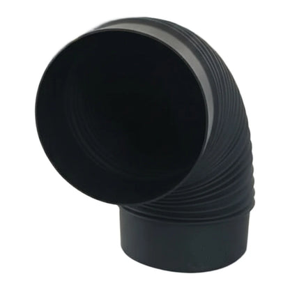 Stainless Steel Elbow Pipe 90 Degree Angle for Fireplace and Stove to Optimize Smoke Flow and Ventilation Setup
