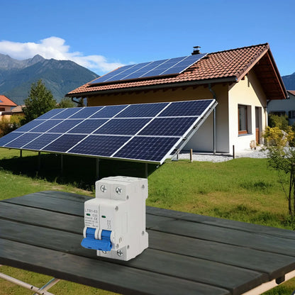 For Solar Photovoltaic Compatible DC 1000V Circuit Breaker Available in 6A to 63A Rated Currents for Overload Protection