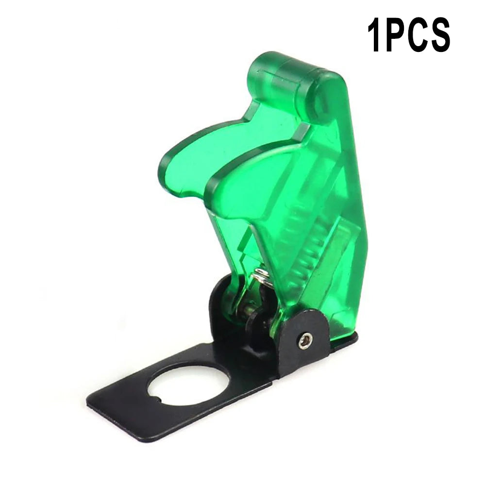Car Dashboard For Toggle Switch Cover with 12V LED Illumination and Missile Flick Protective Cover for Vehicle Switches
