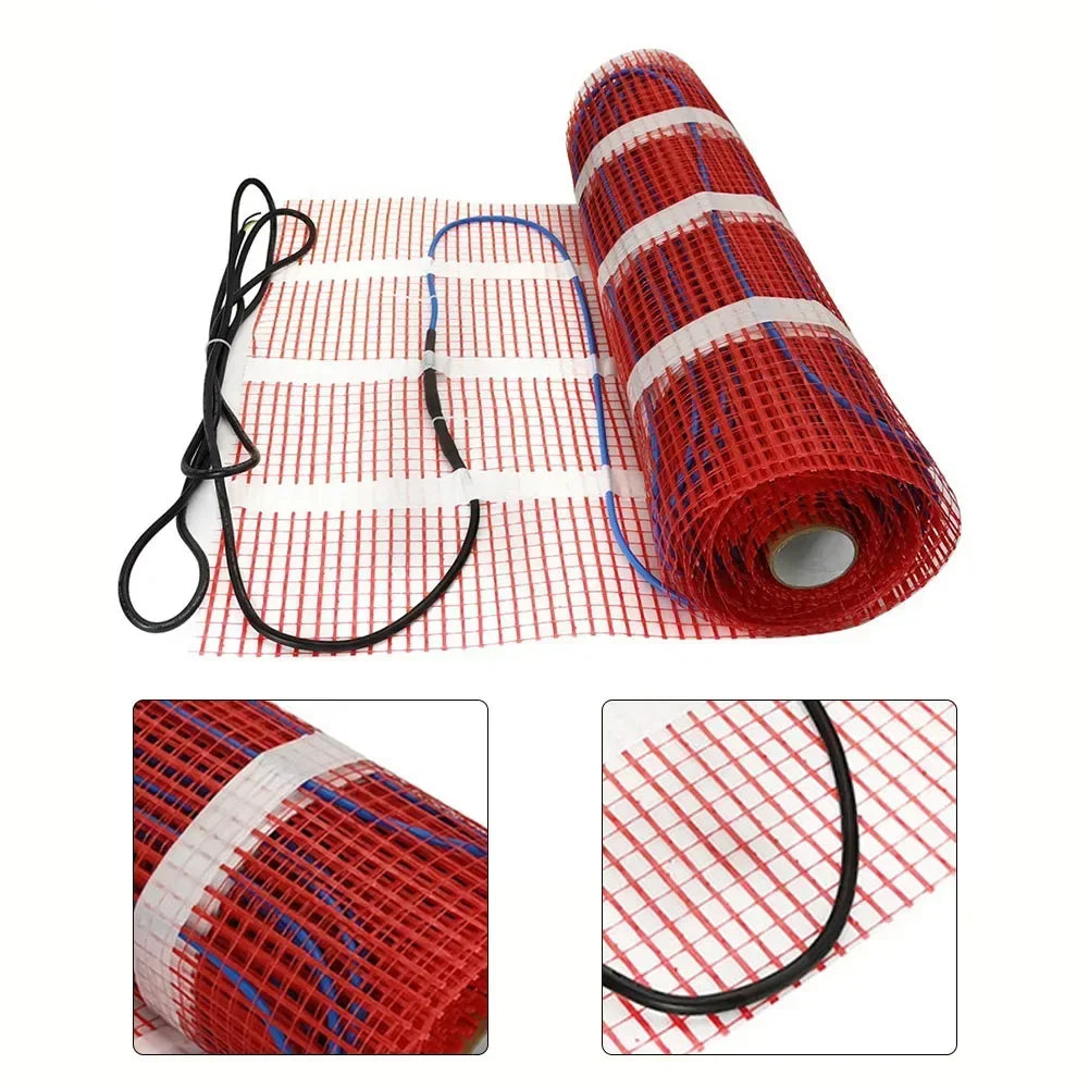 Electric Floor Heating Kit Pad Digital Thermostat 220V Radiant Warming Equipment 70w/150w/225w Electric Heating Alloy For Bathro
