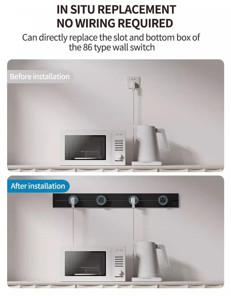 Track Socket Wall Power Rail Movable Sockets High-End Home Appliance P ...