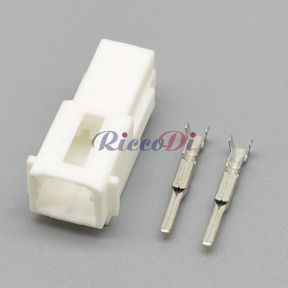 2 Pin Audio Tweeter Connector 174463-1 7123-8326 DJ7022Y-1.8 White Blue Instrument Panel