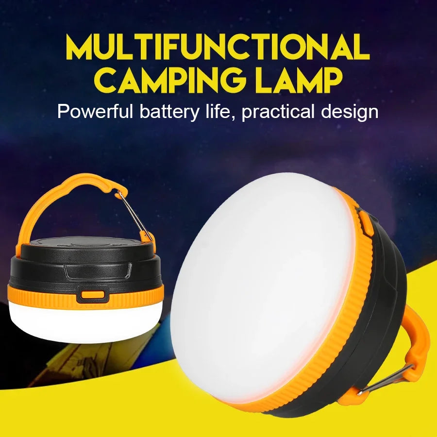 Portable LED Camping Light 3 Lighting Modes Use 3*AAA Battery Camp Lamp For Outdoor Waterproof Camping Hiking Emergency Lantern