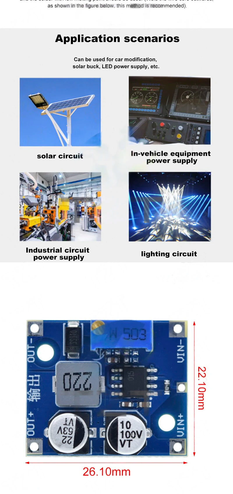 LX8015 DC-DC Adjustable Step-Down Power Module 5-80V Converter XL7015 Upgrade
