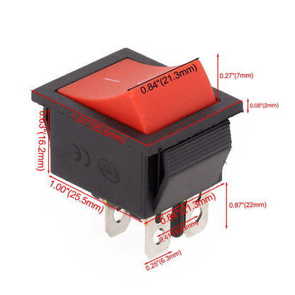 16A Power Switch 4-Pin Power Button 4-Pin Configuration High-Power Capabilities For Home Use For Industrial Use