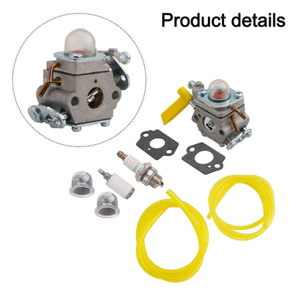 Replacement Carburettor Kit Compatible with For Homelite For RBC30SET RLT30CET RLT26CDS RBC26SES Trimmer and Brushcutter