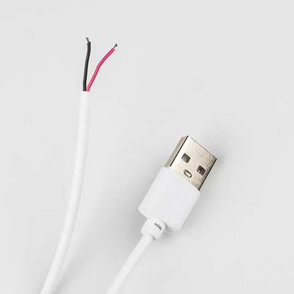 1M/1.5M USB Male To 2 Core Connection Cable 5V Switch Power Supply Wire 501 Button ON OFF 2A For LED Strip Lamp Bulb Light