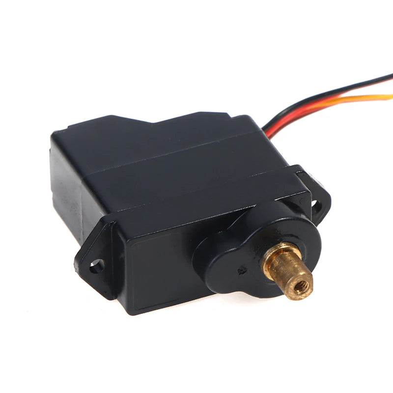 Metal Steering Gear 360 Degree for Climbing Car Servo Five-wire Without Drive Plate DC 3V-6V Micro Mini M10 Motor Gearbox 12g