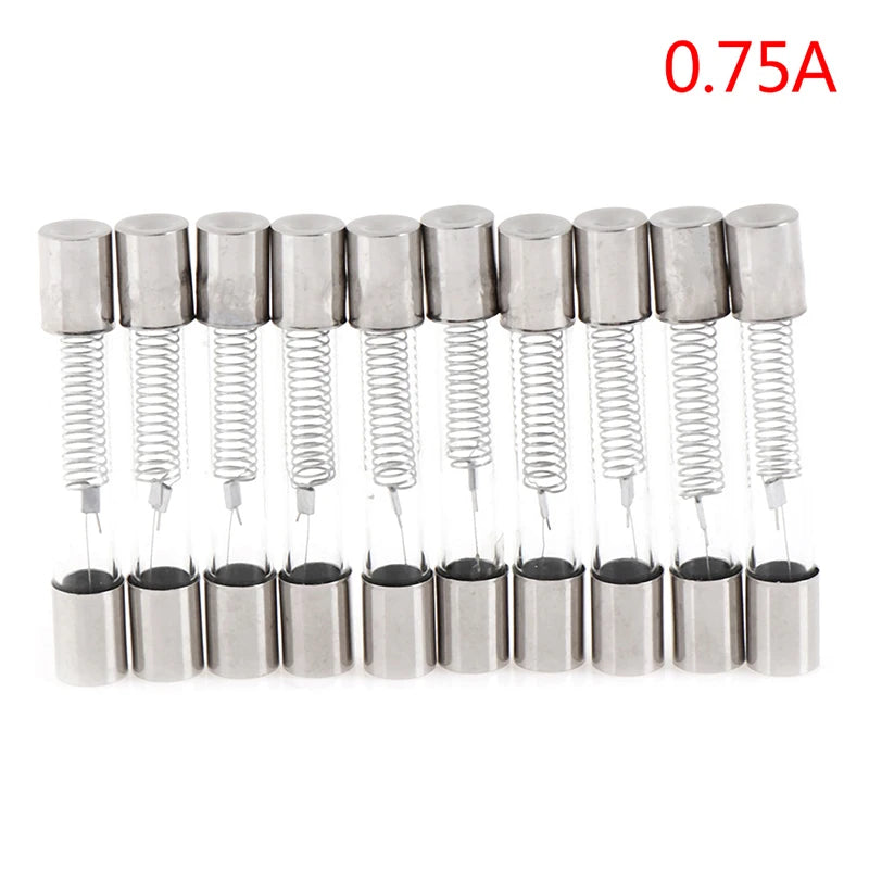 10PCS 5KV Microwave Oven Fuse High Voltage Fuse 0.65A 0.7A 0.75A 0.8A 0.9A