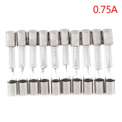 10PCS 5KV Microwave Oven Fuse High Voltage Fuse 0.65A 0.7A 0.75A 0.8A 0.9A