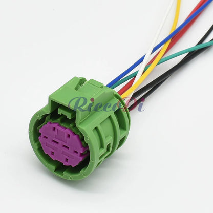 13606031X Automotive 8-Pin AC Assembly Headlight Connector — Female Male Wire Harness for Fiat 500X / Pendor / Feiyue