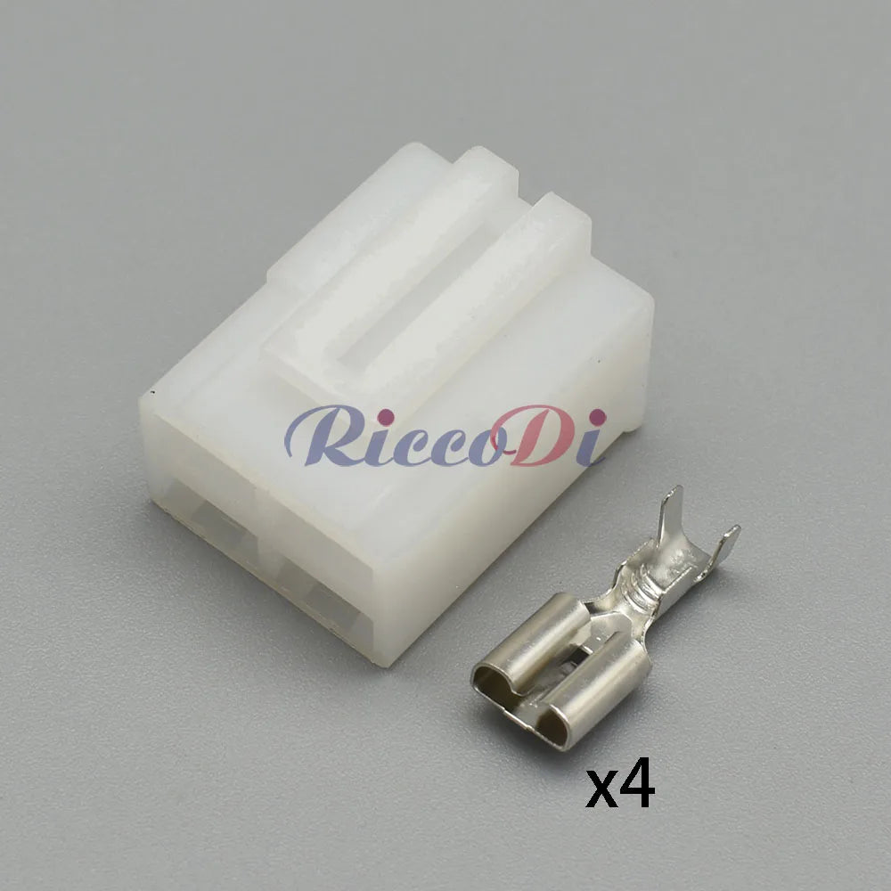4 Pin Car Motorcycle Rectifier Electrical Plug DJ70410-6.3-21 Male Female Connector with Brass Terminal for CD70