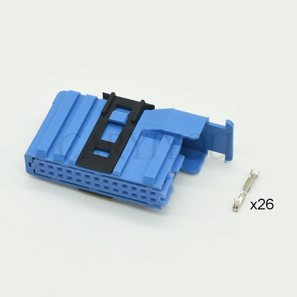 DJ7261-0.6-21 Automotive 26-Pin 0.6mm ECU Wiring Harness Connector — Female Socket with Terminals