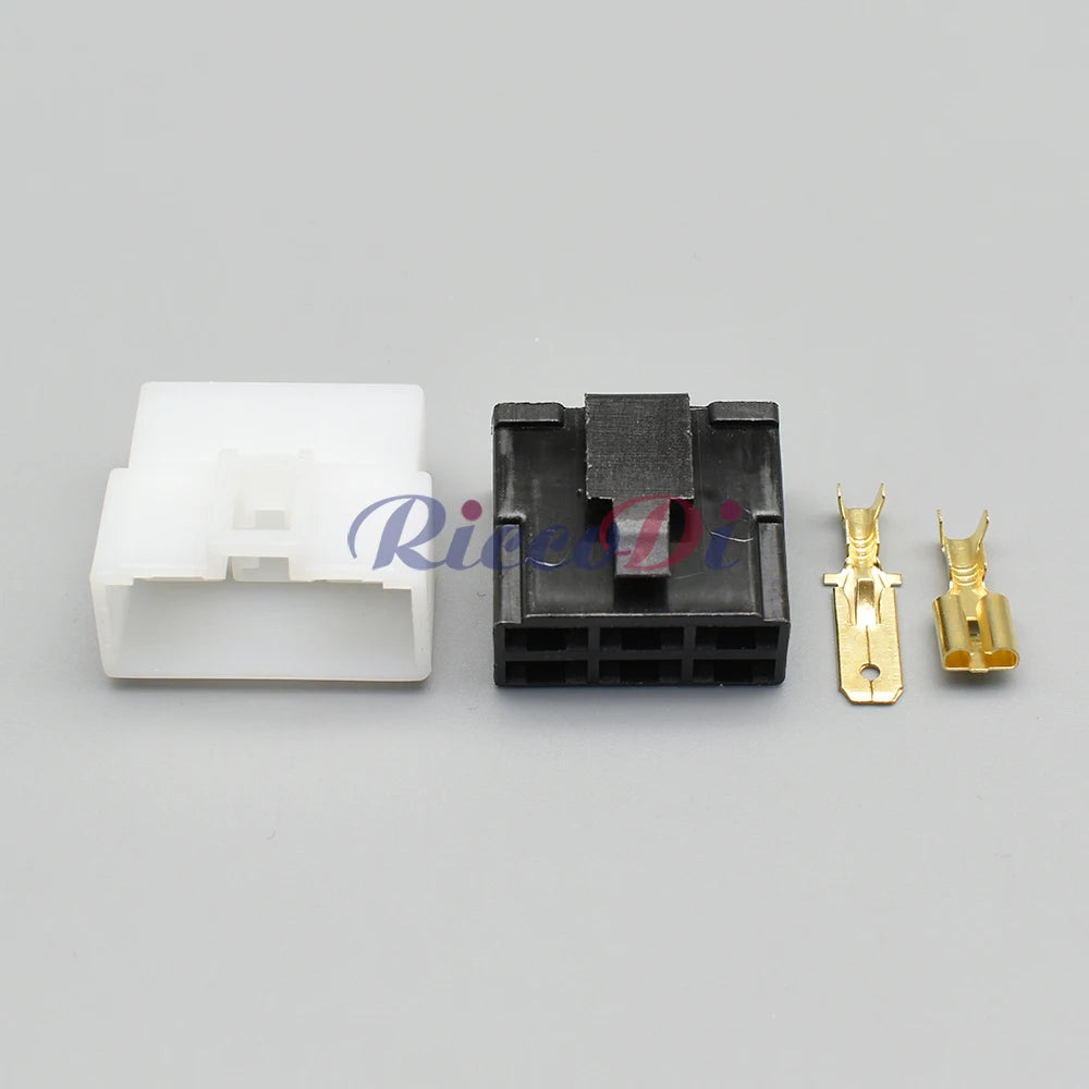 6-Pin High Current PCB Connector DJ7062-6.3-21 / DJ70620-6.3-10 — 6.3mm Automotive Wiring Plug