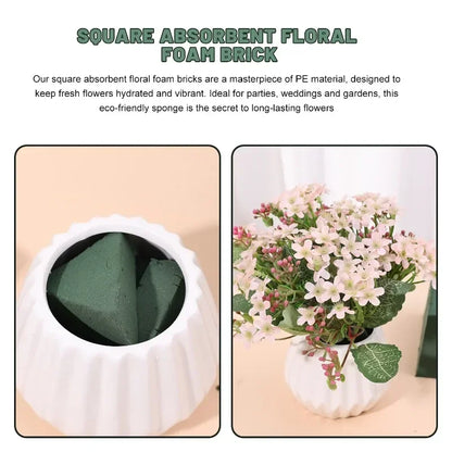 Floral Foam Blocks for Flower Arrangement Dry & Wet Use 6/1PCS