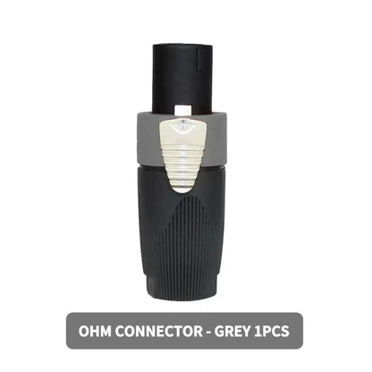 NL4FC Speakon 4 Pin Audio XLR Connector Ohm Head Solder-Free Amplifier Terminal for Superior Sound