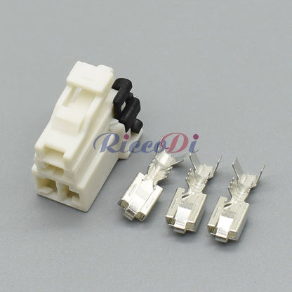 7122-6030 7123-6030 3 Hole Auto Wiring Harness Connector Plug Female & Male Unsealed Socket For Cars Trucks Excavators