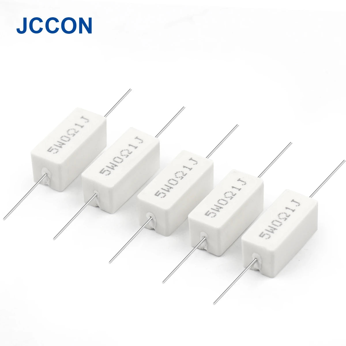 5W Cement Resistor 0.1Ω–6.8KΩ 5% Tolerance Ceramic Cement Resistance