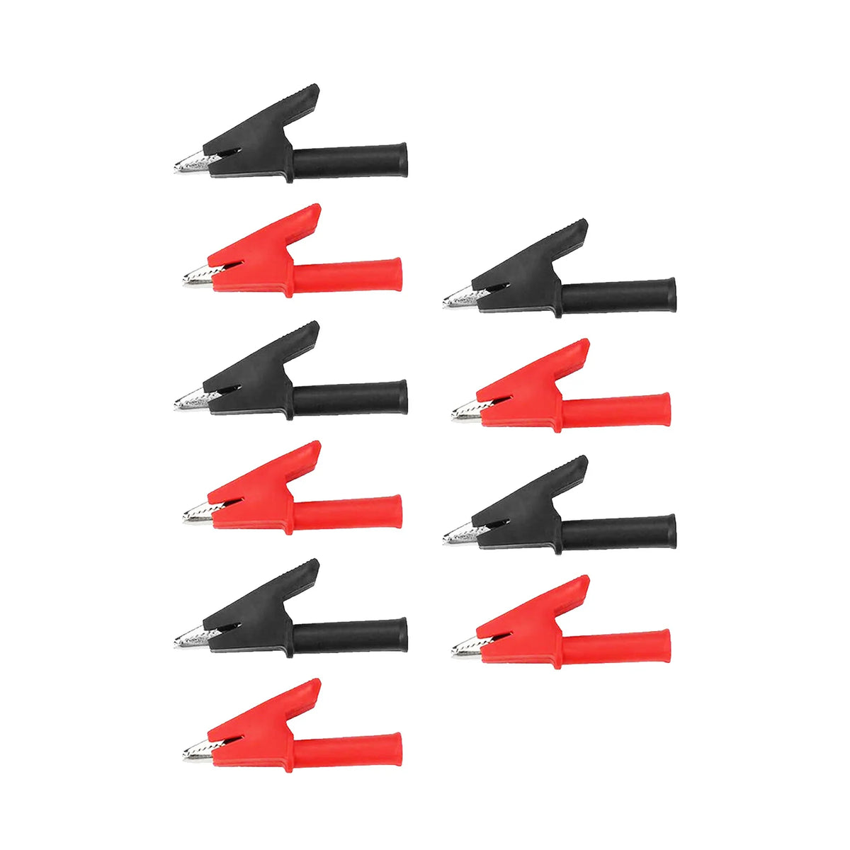 Easy Connect Crocodile Clips 2000V 30A Current Battery Connectors Black Crocodile Clips Strong Spring Mechanism
