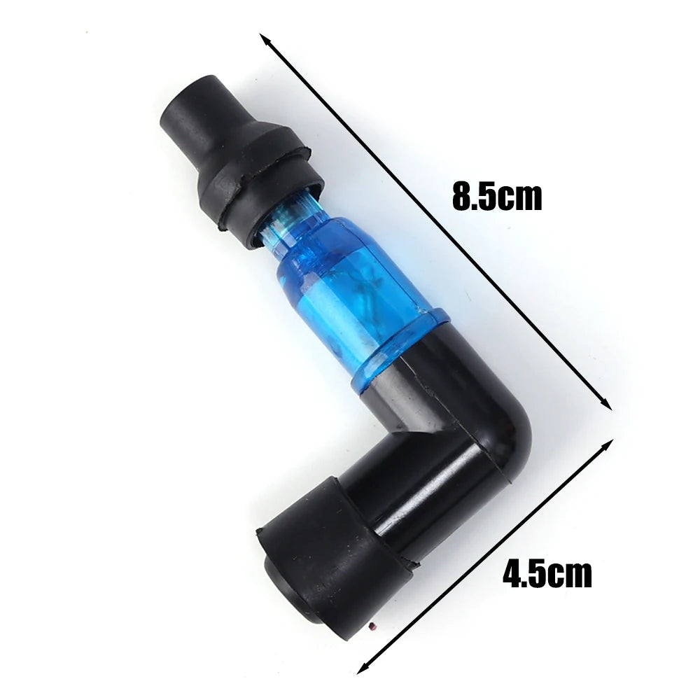 Motorcycle Ignition Spark Plug Cap – Universal High-Pressure Elbow Spark Plug Cap for Motorcycle Modification Accessories