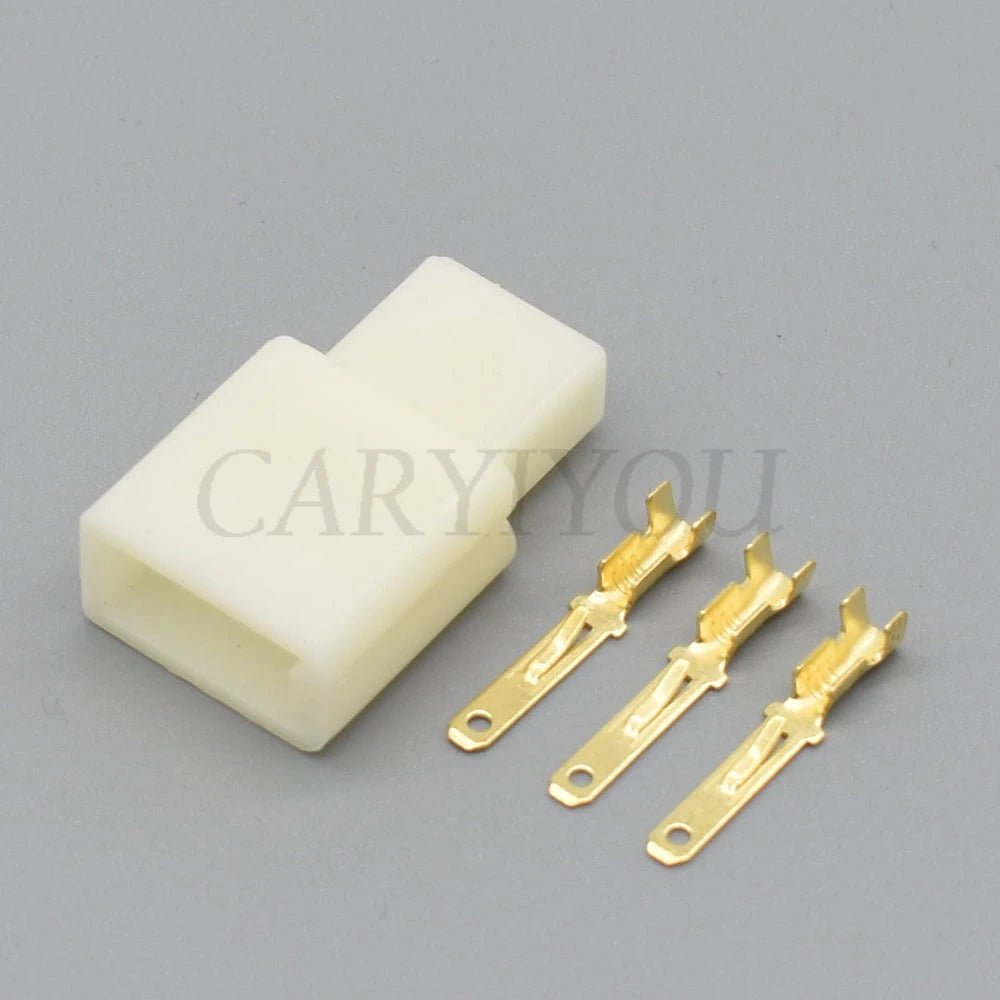 3 Pin 2.8mm Automotive Connector DJ7031-2.8 Brass Terminals with 15cm Pre-Wired Pigtail