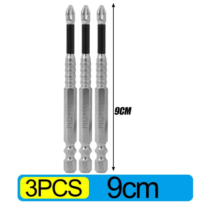 10x Magnetic Screwdriver Bit Set High Hardness Drill Bits