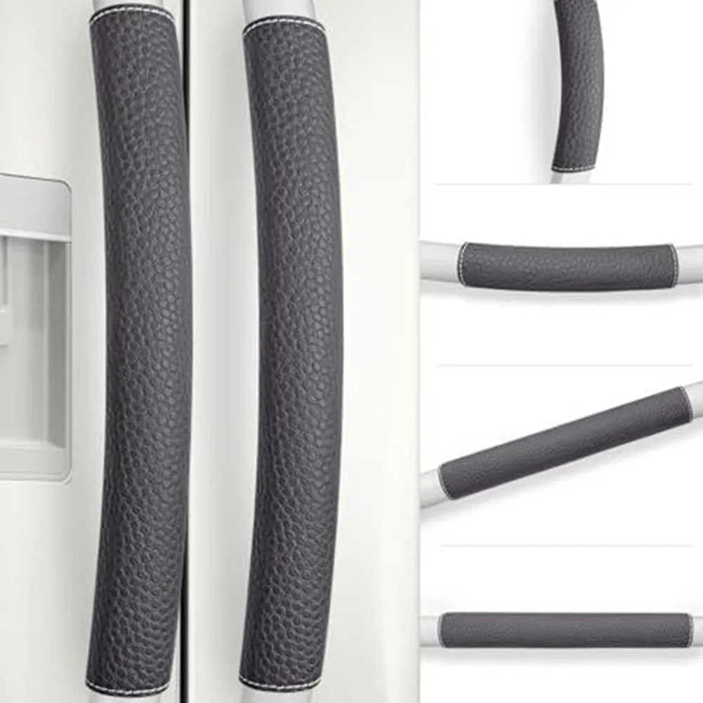 Kitchen Decor Sliding Door Handle Cover Washable Refrigerator Handle Covers Ball Brown Appliance Handle Protection