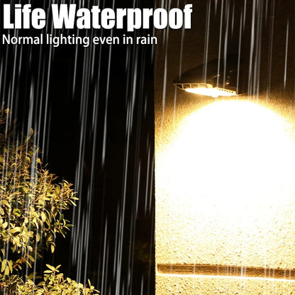 Solar Sensor Motion Light Clip on Lawn Lamp Outdoor Waterproof Work Light Camping Household Garden Lighting Courtyard Lamp
