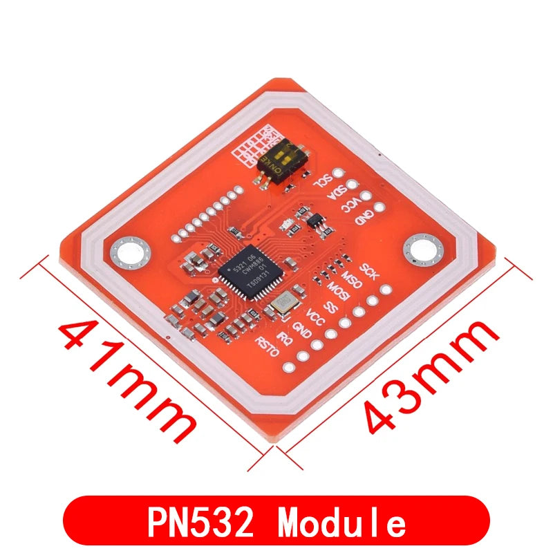 NFC RFID Reader Module Kit S50 13.56MHz 125kHz SPI Write & Read Compatible with Arduino UNO 2560