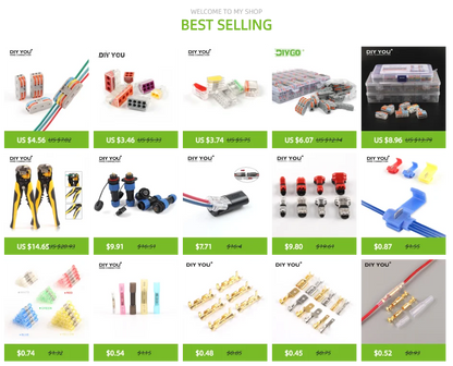 Mini Fast Universal Compact Conductor Junction Box Push-In Spring Terminal Block Wire Connector Electrical Cable Splitter