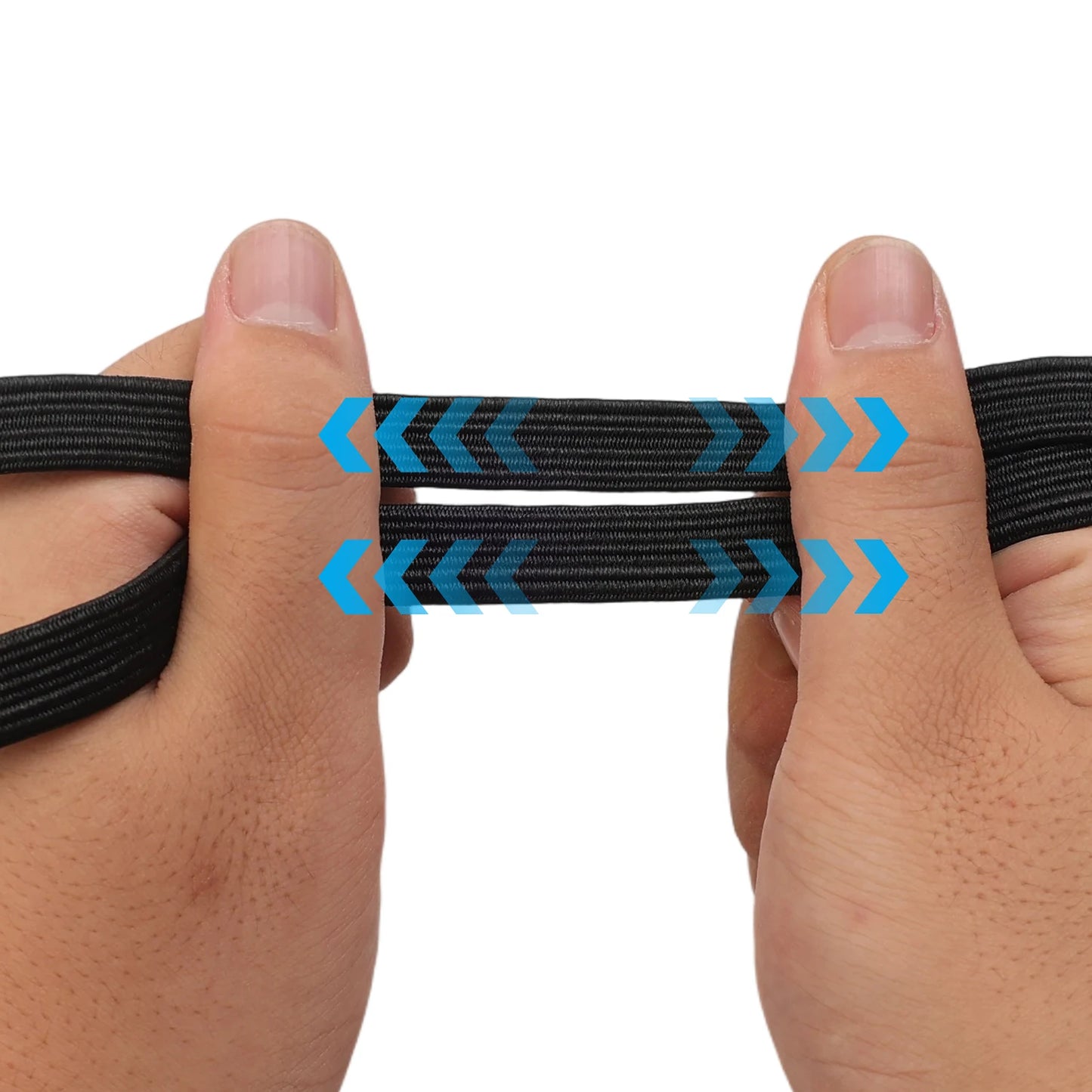 Motorcycle Luggage Strap with Aluminum Hooks Adjustable Flat Bungee Cord for Helmet Saddlebag Tie Down Elastic Cargo Rope 92cm