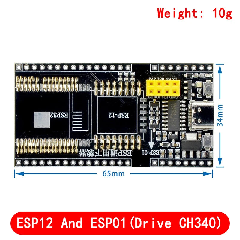 ESP32/ESP8266 Development Board Programmer Socket Downloader for ESP Modules
