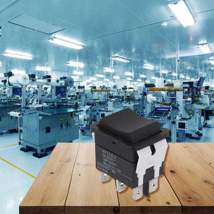 6Pins Pushbutton Rocker Switch 125250V 20A for HY1293 Easy Installation and Reliable Performance for Electrical Needs