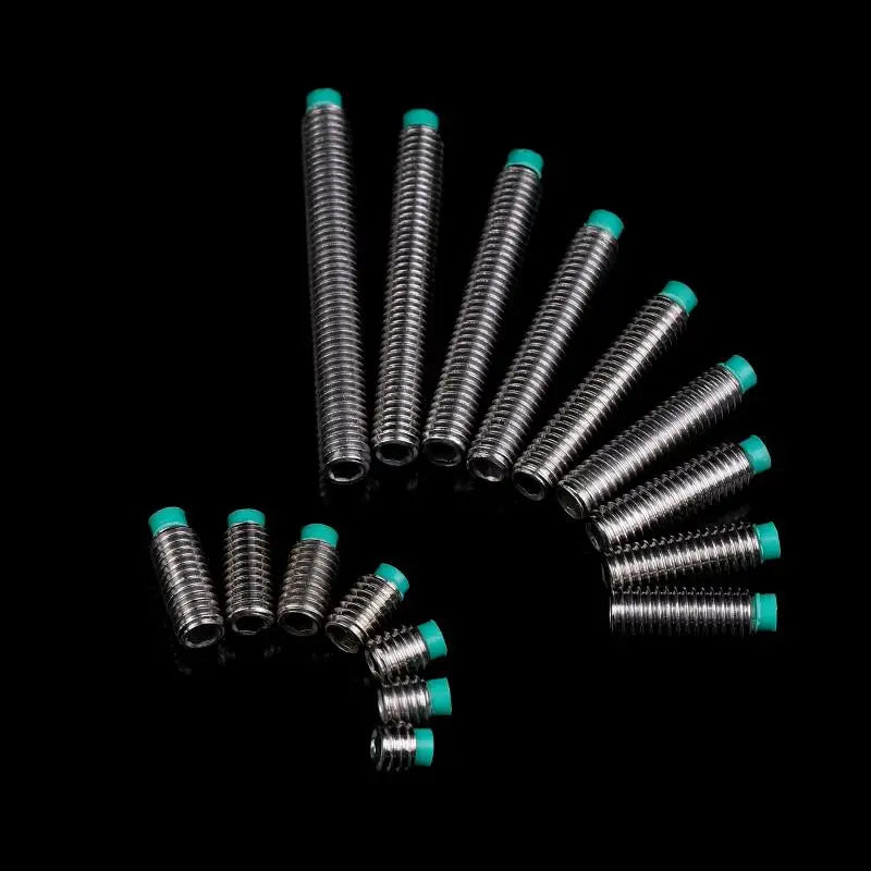 POM Head Stainless Steel M6 Buffer Screw 10PCS | Nylon Tip Wire Setting Machine Rice Screw