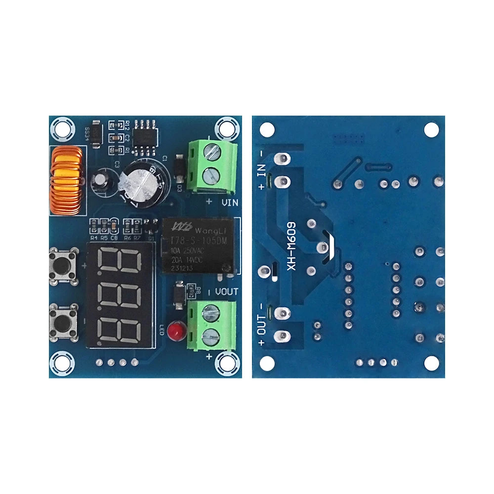 XH-M609 DC Voltage Protection Module 6-60V Undervoltage Cutoff for Lithium Battery Low Power Disconnect