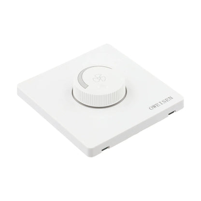 AC 220V Dimmer Switch for Light and Ceiling Fan Speed Control with Wall Mount Button for Enhanced Room Comfort