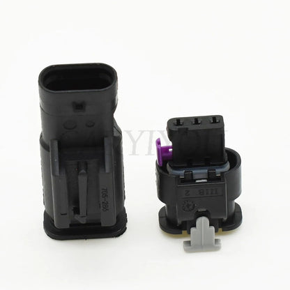 3-Pin 1.2mm Waterproof Electronic Connector 1718653-1 4F0973703A DJ7033WA-1.2 PA66 for VW Audi