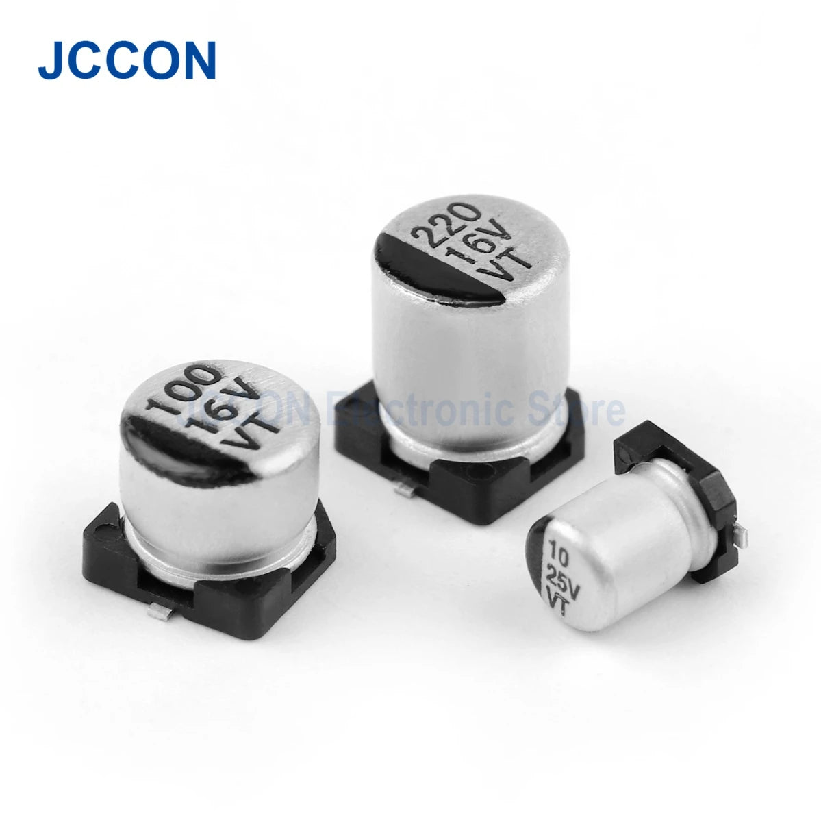 SMD Aluminum Electrolytic Capacitors 6.3V–100V 0.47µF–1000µF