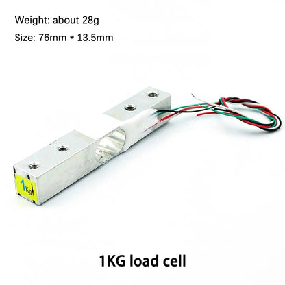 Small Range Weighing Pressure Sensor Module with HX711AD for 1-20kg Measurement