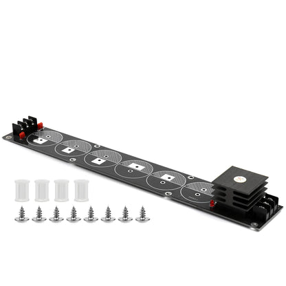 Schottky Rectifier Power Supply Board with 6 Capacitors for DIY Speaker Amplifier