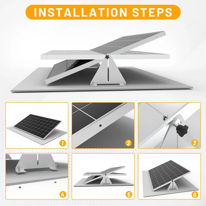 1Set Tilting Solar Panel Brackets Adjustable Brackets For PV Solar Panel 240x195x43mm 275x243x43mm Solar Accessories